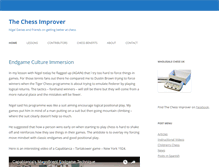 Tablet Screenshot of chessimprover.com